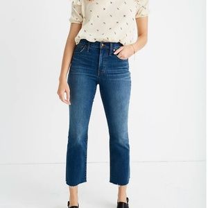 Madewell Cali Demi-Boot Jeans: Raw-Hem Edition
